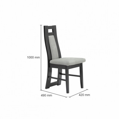 WILLOW 7 PIECE DINING SET (BLACK)