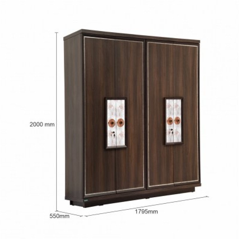 PRESTON 4 DOOR WARDROBE