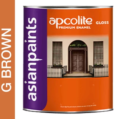 ASIAN PAINTS APCOLITE PREMIUM GLOSS ENAMEL- SHADES 50 ml (GOLDEN BROWN)