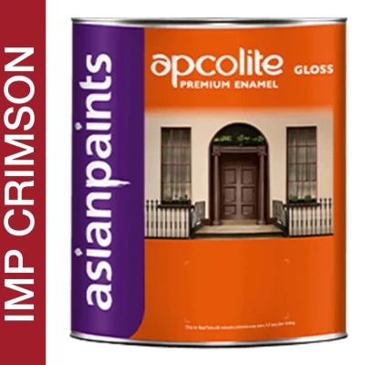 ASIAN PAINTS APCOLITE PREMIUM GLOSS ENAMEL- SHADES 500 ml (Imperial Crimson)
