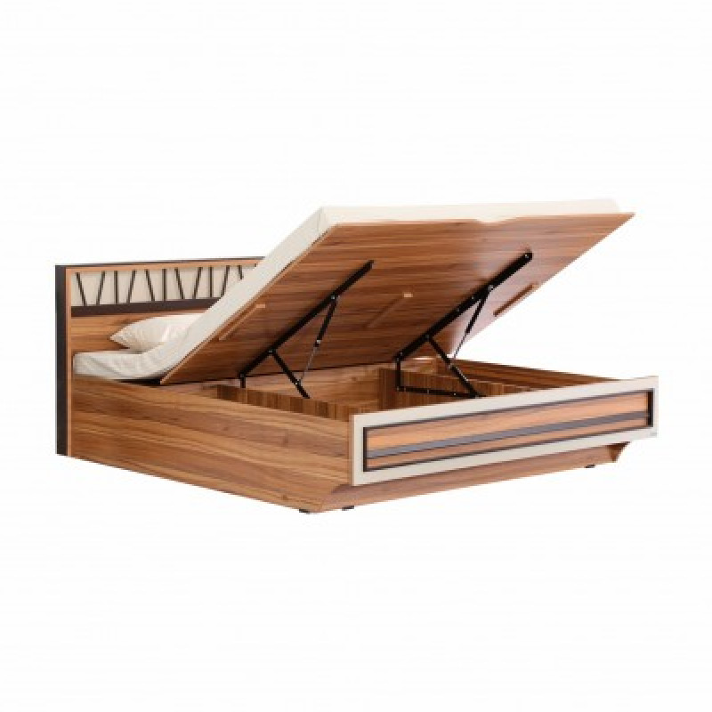 STAFFER QUEEN SIZE HYDRAULIC STORAGE BED
