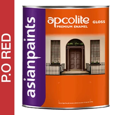 ASIAN PAINTS APCOLITE PREMIUM GLOSS ENAMEL- SHADES 200 ml (P.O Red)